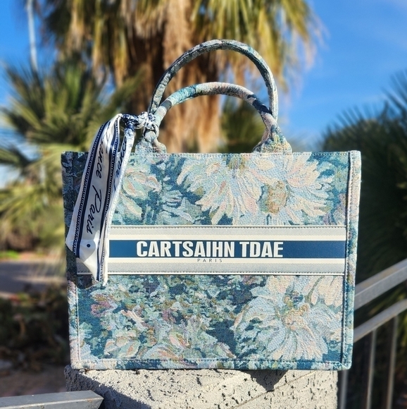 Christian Date  Patchwork Paitings‎ Art Satchel Handbag - Picture 2 of 12